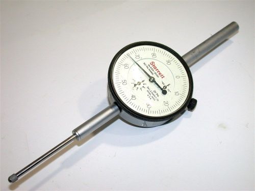 STARRETT LARGE DIAL .01MM 50MM RANGE INDICATOR MODEL 655-2081