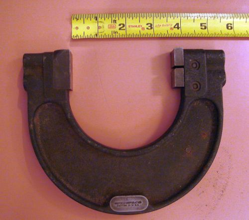 SHEFFIELD Snap gage (gauge),  size range 3&#034; - 3.50&#034;