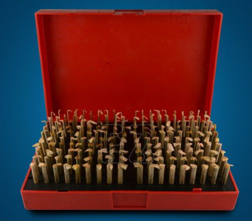 M1 Minus Plug Pin Gage Gauge Set 0.061-0.250&#034; 190 Pcs