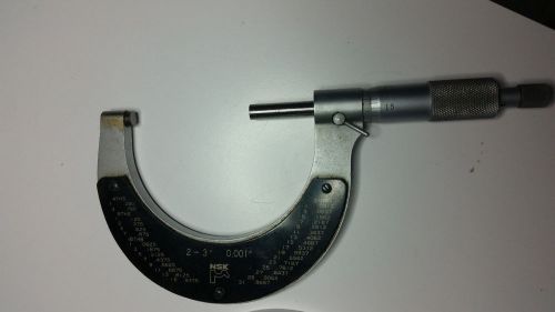 NSK MICROMETER 2&#034; - 3&#034;