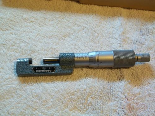 Mitutoyo 0-1 hub micrometers for sale