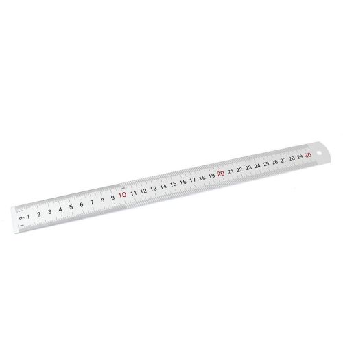 Aluminum alloy straight measure ruler 30cm 12 inch measuring tool for sale