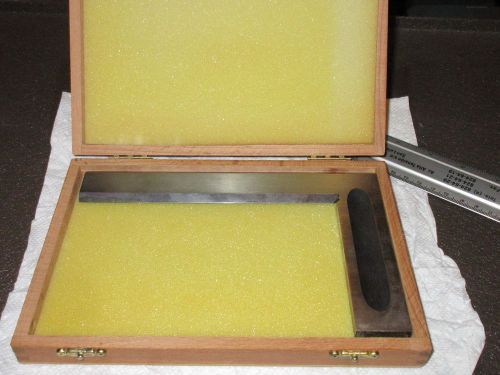 Tesa Brown &amp; Sharpe MASTER Beveled Square DIN 875/00 Inspection Machinist 8x5&#034;~!