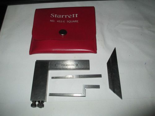 Starrett NO. 453-E Square Machinist set