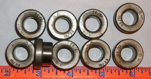 (9)DRILL BUSHINGS TYPE H 15/32&#034;