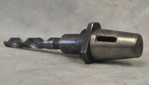 PDQ 702-25-002 MORSE TAPER ADAPTER w/ HSS ENGLAND 15/16 DRILL BIT #25