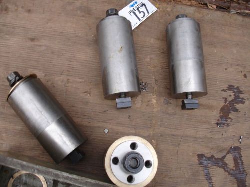 8&#034;-4&#034; Diameter Set up Blocks lot of 4 machinist tools