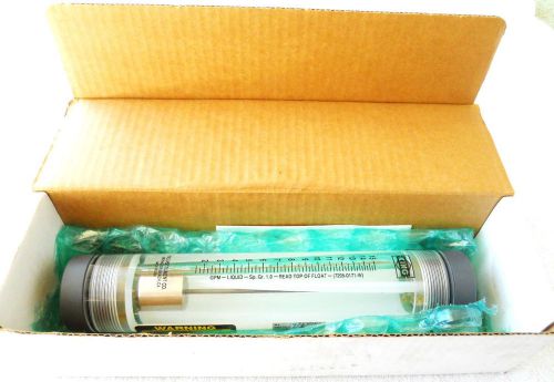 King instruments 7200 series 15gpm 7205-0171-131w 72050171131w flowmeter 1&#034; fnpt for sale