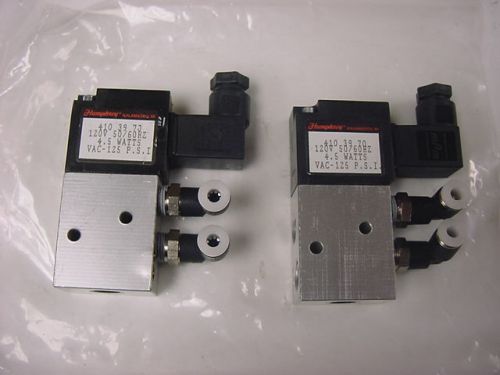 Humphrey, 410-36-70, solenoid valve, 120 v, vac-125 psi, lot of 2 for sale