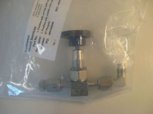 Swagelok, Nupro Valve SS-4BK-V51, Double Sealed