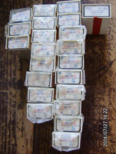 2272 pc lot Schmetz &amp; Torrington 88x5 sewing machine needles