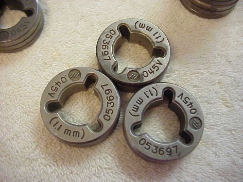 Miller 053697 mig drive rolls .045&#034; (1.1mm) v-groove **3 pieces** for sale