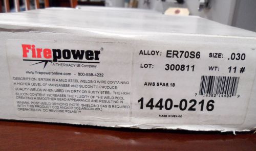 Firepower 1440-0216 ER70S-6 Mild Steel Welding Wire