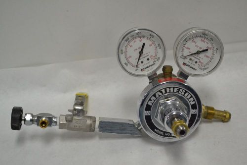 MATHESON 8CF-296 COMPRESSED GAS 3000PSI PNEUMATIC REGULATOR B296470