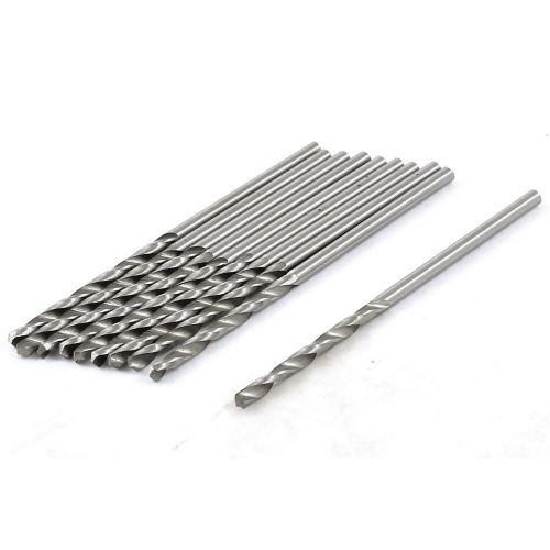 10 Pcs 20mm Length Flute 1.3mm Dia Metal Marble HSS Twist Drilling Drill Bits