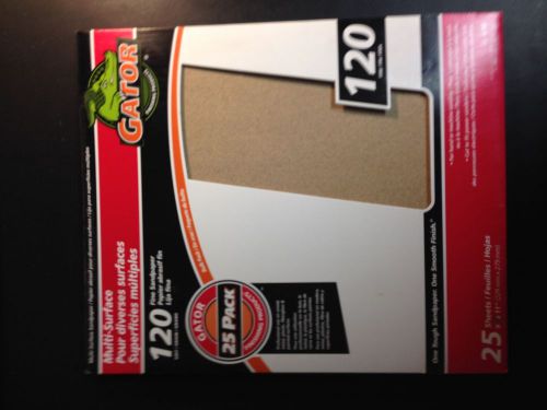 GATOR MULTI-SURFACE FINE SANDPAPER 120 GRIT