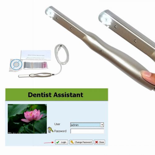 Windows 8 Software Dental Intraoral Oral Camera USB Dynamic 4 Mega Pixels LED