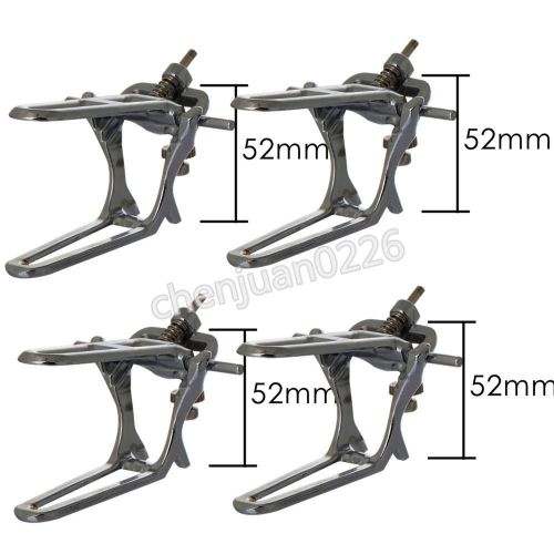 4 PC Silvery Alloy Articulators Adjustable Dental Lab Tools