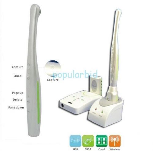 New Dental IntraOral Camera 1.3Mega wireless VGA/USB 2 output of (MD-910AW)