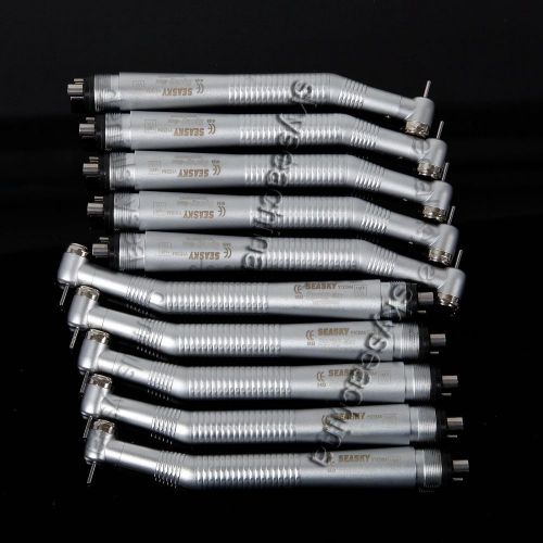 8 x Dental High Speed Handpiece Push Button 4 Hole Standard Head Fit KaVo