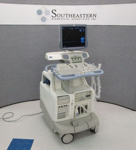 GE Vivid 7 Dimension Cardiac Ultrasound Machine BT08, Flat Panel