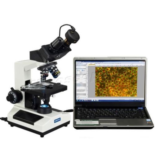 40x-2000x advanced darkfield led compound binocular microscope w 3mp camera for sale