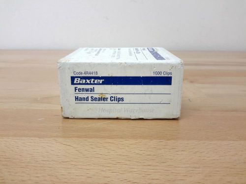 Baxter Fenwal Hand Sealer Clips 4R4418 Lab ENDO Surgical OR