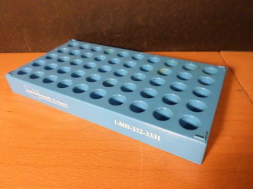 NATIONAL SCIENTIFIC PVC Plastic 50-Position for 12mm OD Vial Rack Support Holder