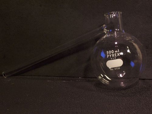 Corning/pyrex 500ml distilling flask church no.4720 nib for sale