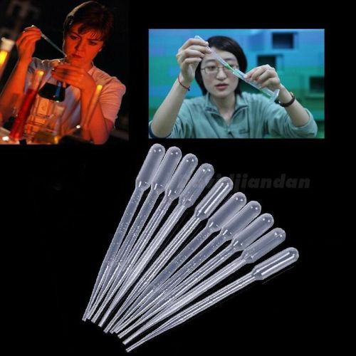 10pcs 3ML Disposable Plastic Eye Dropper Set Transfer Graduated Pipettes DJNS