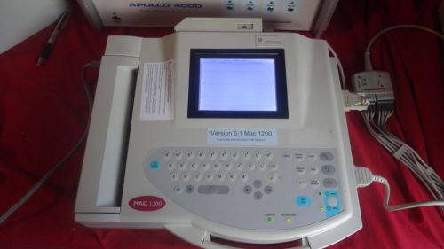 GE MAC 1200 EKG/ECG MACHINE Version 6.1