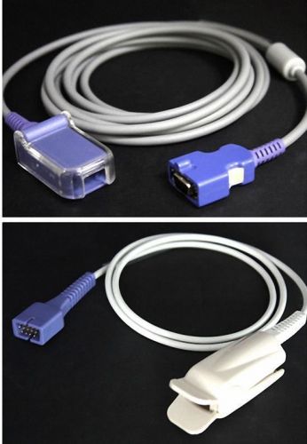 Compatible Nellcor DS-100Aspo2 sensor-cable DOC-10,Oximax Tech,YLQ0220B+YLQ1420D