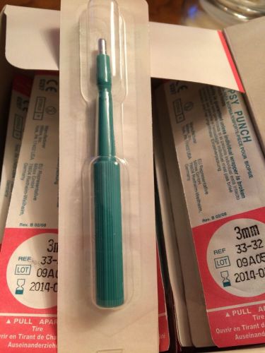 MILTEX STERILE DERMAL BIOPSY PUNCH 3MM 33-32  &#034;10 PACK&#034;