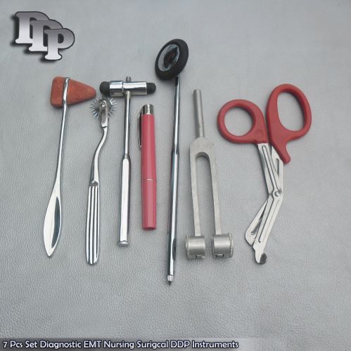 7 Pcs Set Diagnostic EMT Nursing Surigcal DDP Instruments