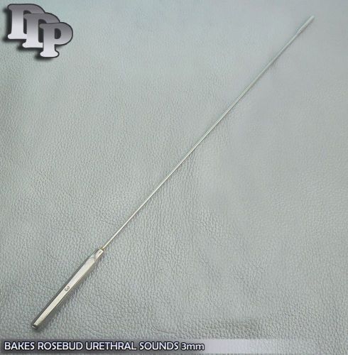 One Pc Bakes Rosebud Urethral Sounds 3MM