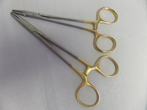 Lot of 2 Konig Needle Holders 24.184.14 and 24.184.16