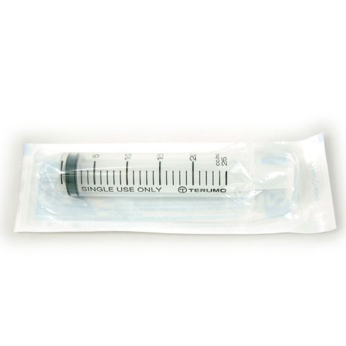 1 x 20ml cc terumo syringe luer eccentric hypodermic needle sterile latex free for sale