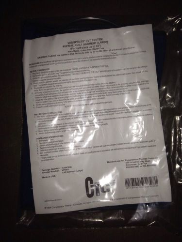 CTC Vasopress DVT System Calf Garment VP501L