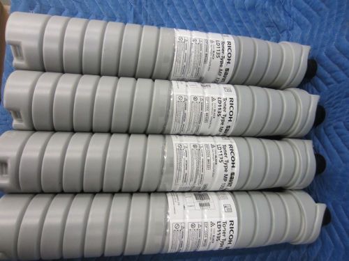 New! Genuine Ricoh Toner Type MP 1350/8135/LD1135 Set of 4 for Pro 1106EX 1356EX