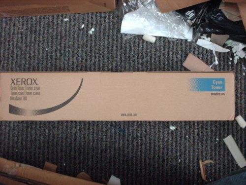 GENUINE XEROX CYAN TONER 6R1376 DocuColor 700 FACTORY SEALED 006R1376