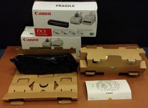 LOT OF 2 GENUINE CANON FX-3 BLACK TONER CARTRIDGE H11-6381-230 CFX-L4000/L4500IF