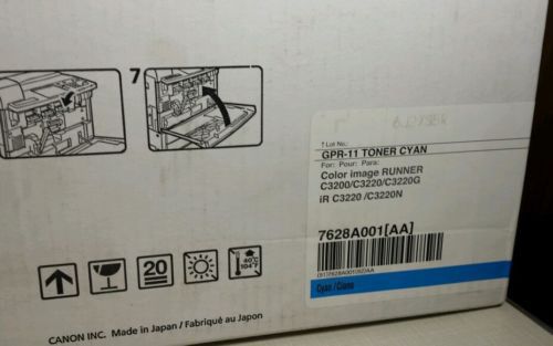 OEM GENUINE CANON GPR-11 GPR 11 CYAN TONER CARTRIDGE NEW C3200 C3220 C3230G