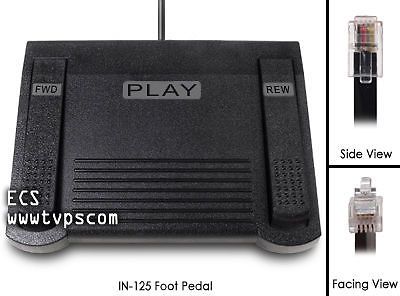 IN-125 IN125 Infinity Heavy Duty Foot Pedal for DAC