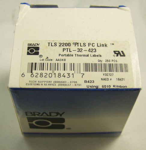 Brady ptl-32-423 printer label roll for sale