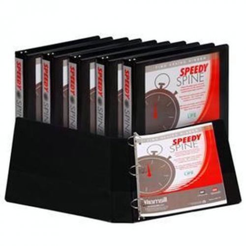 Speedy Spine Blk 1.5&#034; Blk 6pk Binders/Laminators M18150C