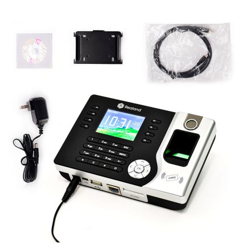 Fingerprint Attendance Time Clock Machine Employee Payroll Recorder Card System