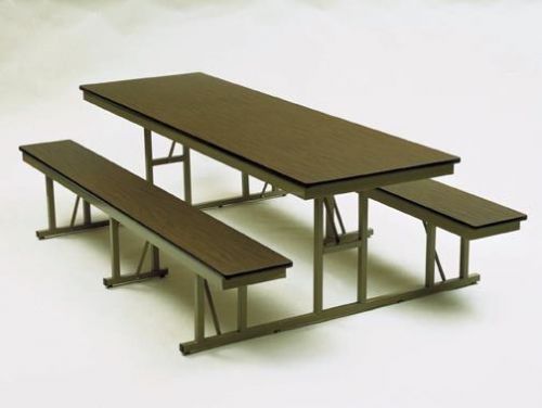 3 BARRICKS CAFETERIA TABLE