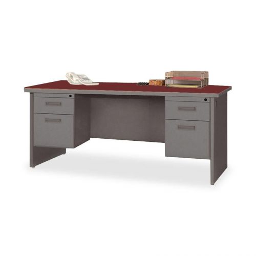 Lorell LLR67152 67000 Series Mahogany Modular Desking