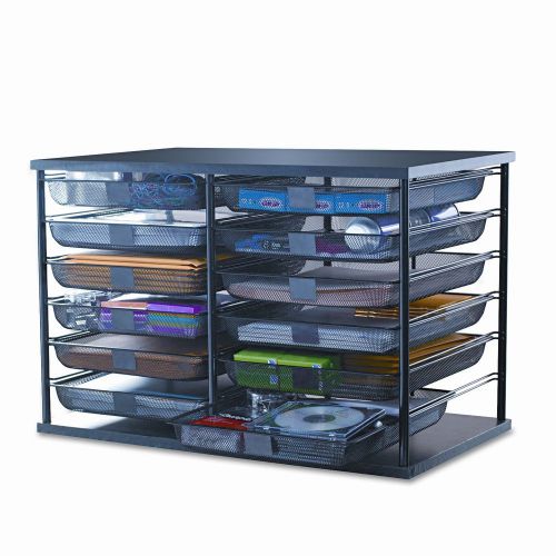 Rubbermaid 12-Compartment Organizer with Mesh Drawers