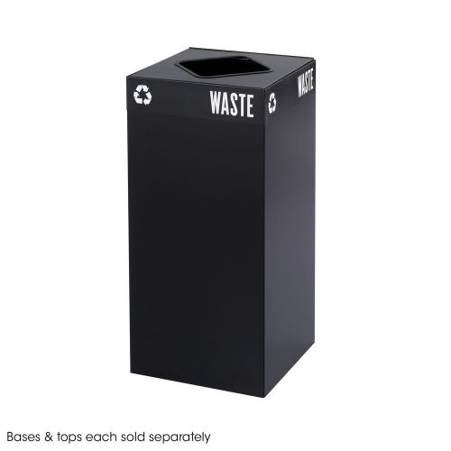 Public Square® Black Base, 31-Gallon